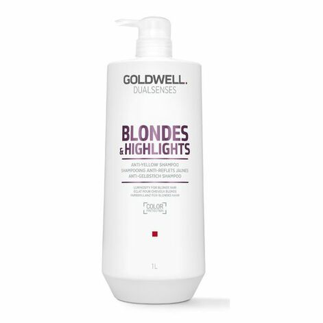 Goldwell DualSenses Blondes & Highlights, Kollasust Vähendav Šampoon Blondidele Juustele